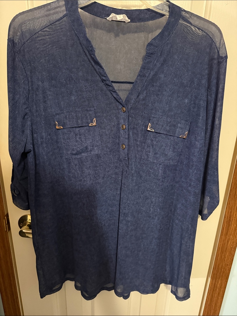 Siren Lily women’s sheer top size XL